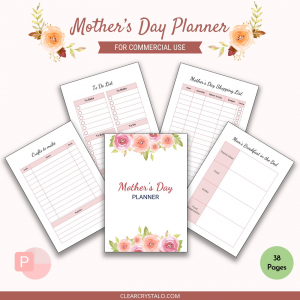Mother's Day Planner Templates